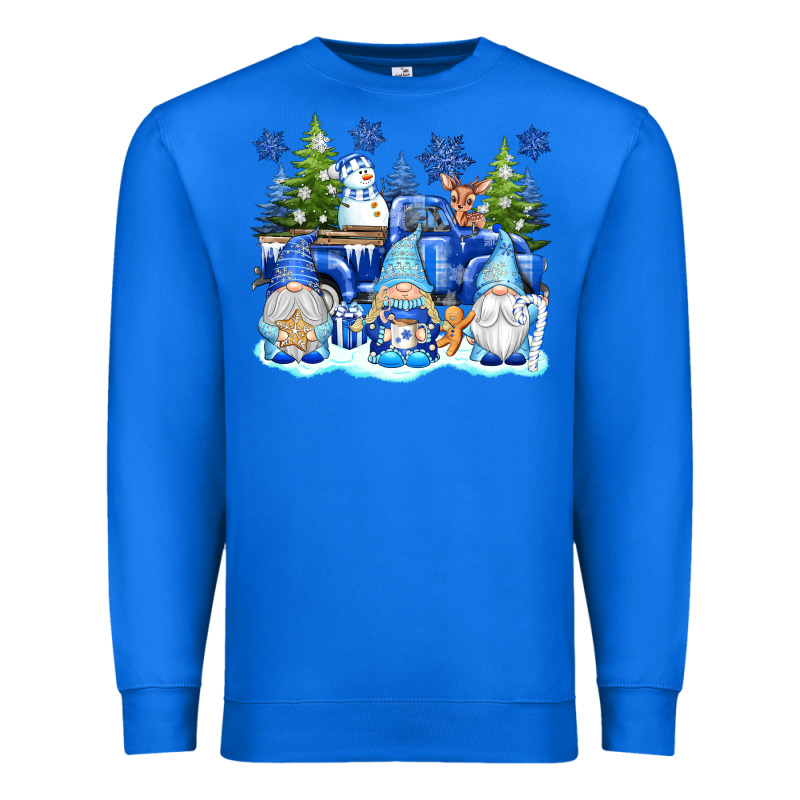 Snow Gnome Truck Premium Sweatshirt by texasbilliewilder | Teevron