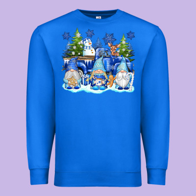 Snow Gnome Truck Premium Sweatshirt Designed By Texasbilliewilder