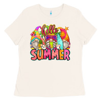 Bone hello summer gnomes Ladies Tee - Zillion Design Studio