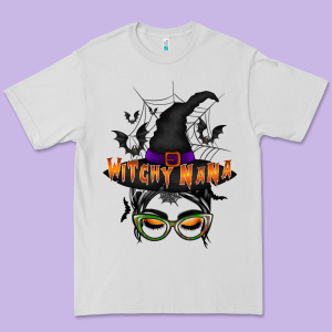 Witchy Nana Premium Tee Designed By Racoondesign