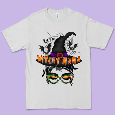 Witchy Nana Premium Tee Designed By Racoondesign