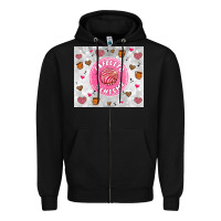 Black cafecito y chisme Zipper Hoodie - Artiststas