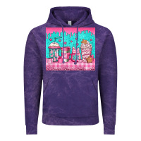 Cloud Purple pink christmas coffee Vintage Hoodie - Jasminsmagicworld
