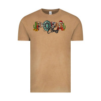 Vintage Camel western christmas papa claus sunflowers and cactus Vintage Tee - Jasminsmagicworld