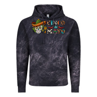 Cloud Black cinco de mayo skull Vintage Hoodie - BarkalooDesign