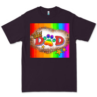 Plum lgbtq dad and paw Premium Tee - HRA Design Shop