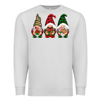 Dove Grey Christmas gnomes Premium Sweatshirt - NancyCooperArtShop