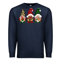 Navy Christmas gnomes Premium Sweatshirt - NancyCooperArtShop