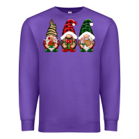 Purple Christmas gnomes Premium Sweatshirt - NancyCooperArtShop