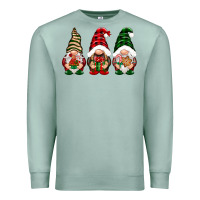 Seafoam Christmas gnomes Premium Sweatshirt - NancyCooperArtShop