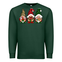Sports Green Christmas gnomes Premium Sweatshirt - NancyCooperArtShop