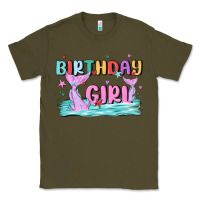 Army Green birthday girl Classic Tee - MaliasSmallBusiness