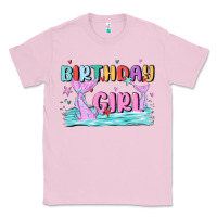 Bubblegum Pink birthday girl Classic Tee - MaliasSmallBusiness