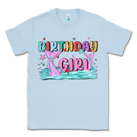 Dusty Blue birthday girl Classic Tee - MaliasSmallBusiness