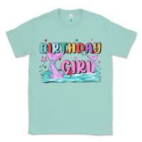 Seafoam birthday girl Classic Tee - MaliasSmallBusiness
