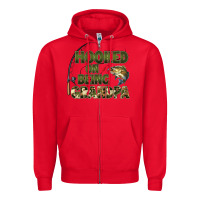 Red fish lures hooked on being grandpa Zipper Hoodie - Artiststas