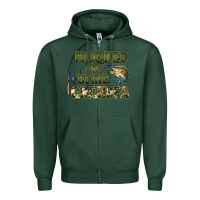 Sports Green fish lures hooked on being grandpa Zipper Hoodie - Artiststas