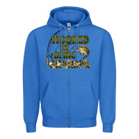 True Royal fish lures hooked on being grandpa Zipper Hoodie - Artiststas