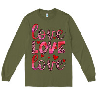 Army Green love valentines day Long Sleeve Tee - JahusDesignShop