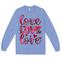 Colony Blue love valentines day Long Sleeve Tee - JahusDesignShop