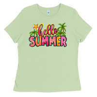 Matcha hello summer Ladies Tee - Zillion Design Studio