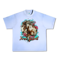 Grape Ice free spirit mustang horse Urban Heavy Tee - LillyAllenDesigns