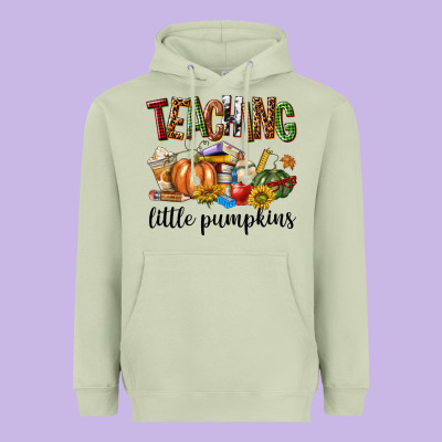 Teaching Little Pumpkins Heavyweight Hoodie Designed By Texasbilliewilder