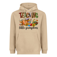 Mushroom Teaching Little Pumpkins Heavyweight Hoodie - texasbilliewilder