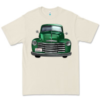 Bone western green truck front view Premium Tee - FaDigitalArtStudio
