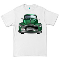 White western green truck front view Premium Tee - FaDigitalArtStudio