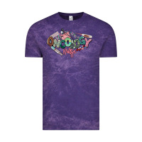 Cloud Purple Oncology Nurse western Vintage Tee - NancyCooperArtShop