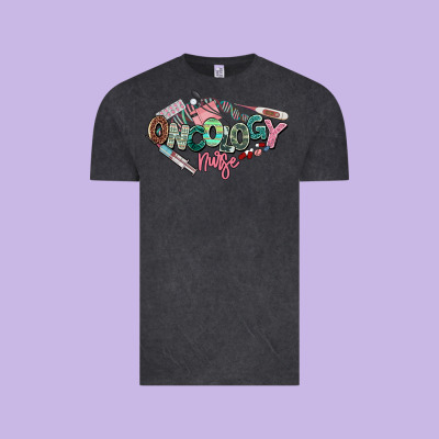 Oncology Nurse Western Vintage Tee Designed By Nancycooperartshop