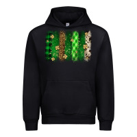 Black St. Patrick's Day brushstroke Urban Hoodie - OliviaCreatesArt