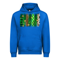 Cobalt St. Patrick's Day brushstroke Urban Hoodie - OliviaCreatesArt