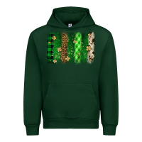 Forest Green St. Patrick's Day brushstroke Urban Hoodie - OliviaCreatesArt