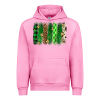 Fuchsia Pink St. Patrick's Day brushstroke Urban Hoodie - OliviaCreatesArt