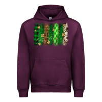 Mauve Wine St. Patrick's Day brushstroke Urban Hoodie - OliviaCreatesArt
