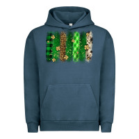 Pigment Midnight Navy St. Patrick's Day brushstroke Urban Hoodie - OliviaCreatesArt