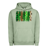 Pigment Oil Green St. Patrick's Day brushstroke Urban Hoodie - OliviaCreatesArt