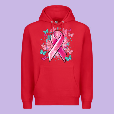 Breast Cancer Ribbon Cancer Awareness Premium Hoodie Designed By Howdyjamesfarm