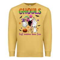 Antique Gold Ghouls just wanna have fun Premium Sweatshirt - NancyCooperArtShop