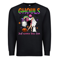Black Ghouls just wanna have fun Premium Sweatshirt - NancyCooperArtShop