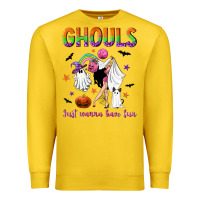 Lemon Ghouls just wanna have fun Premium Sweatshirt - NancyCooperArtShop