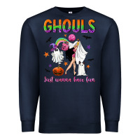 Navy Ghouls just wanna have fun Premium Sweatshirt - NancyCooperArtShop