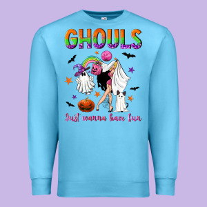 Ghouls Just Wanna Have Fun Premium Sweatshirt Designed By Nancycooperartshop