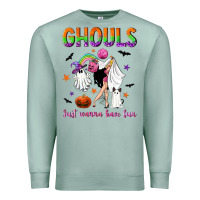 Seafoam Ghouls just wanna have fun Premium Sweatshirt - NancyCooperArtShop