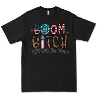 Black boom bitch Premium Tee - CowhideDigitalArt