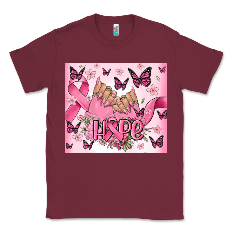 Breast Cancer Nails Hope Classic Tee by MaliasSmallBusiness | Teevron
