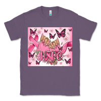 Lavender breast cancer nails hope Classic Tee - MaliasSmallBusiness