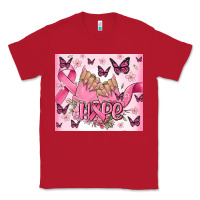 Red breast cancer nails hope Classic Tee - MaliasSmallBusiness